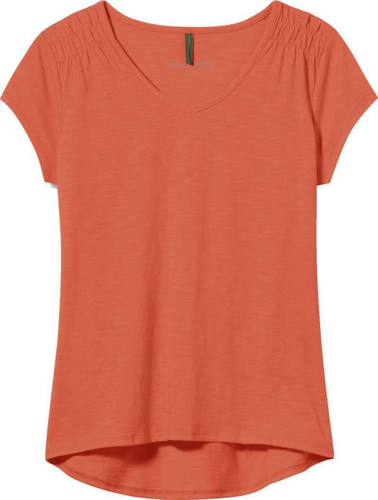 Featherweight Slub Tee - Womens - Poppy 1