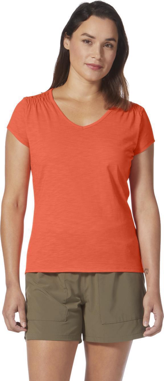Featherweight Slub Tee - Womens - Poppy 2