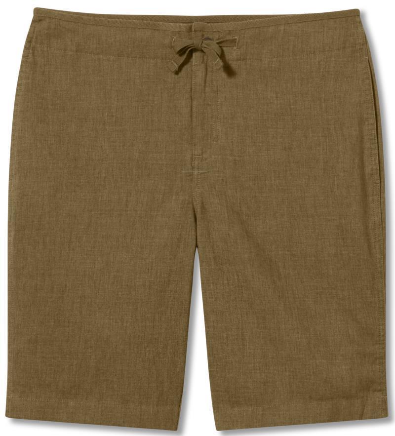 Hempline Tie Bermuda Shorts - Womens - Coyote 1