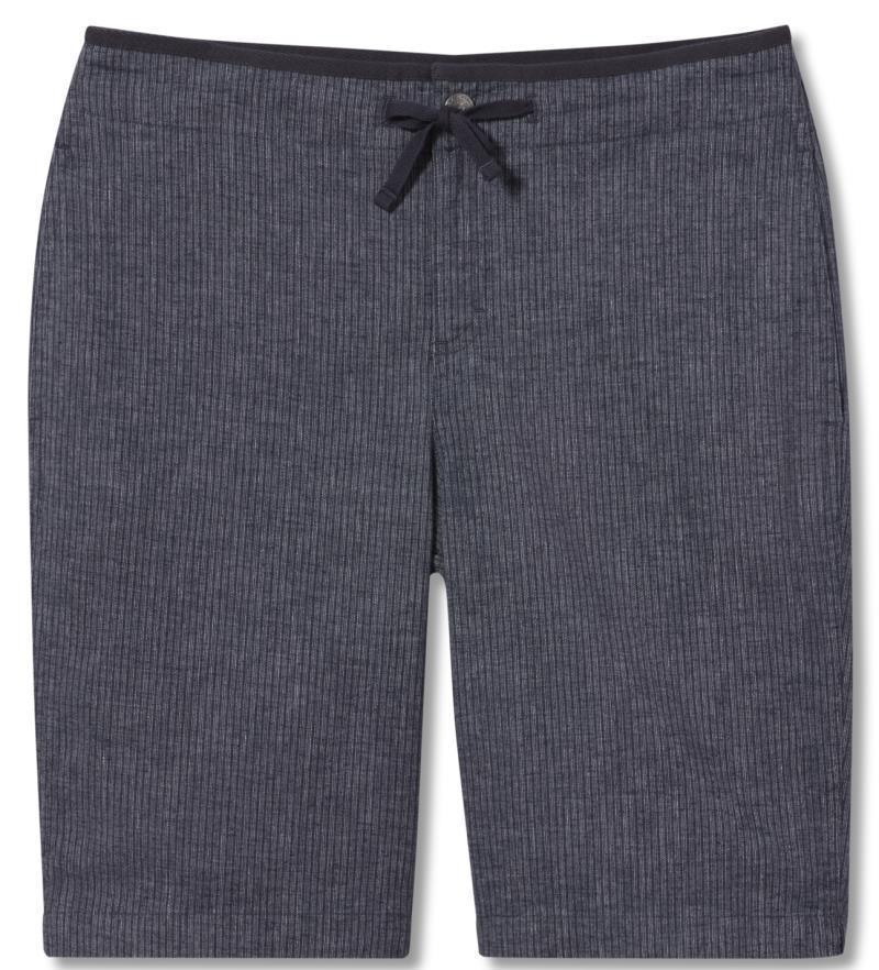 Hempline Tie Bermuda Shorts - Womens - Naval Stripe 1