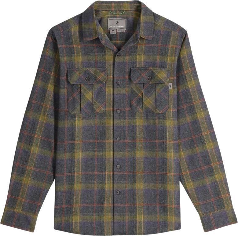 Lost Coast Flannel Plaid LS - Mens - Asphalt Westport Plaid 1