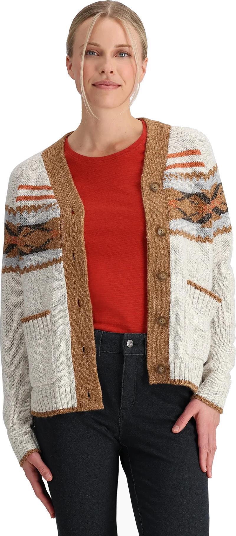 Mystic Cardigan II - Womens - Caramel 2