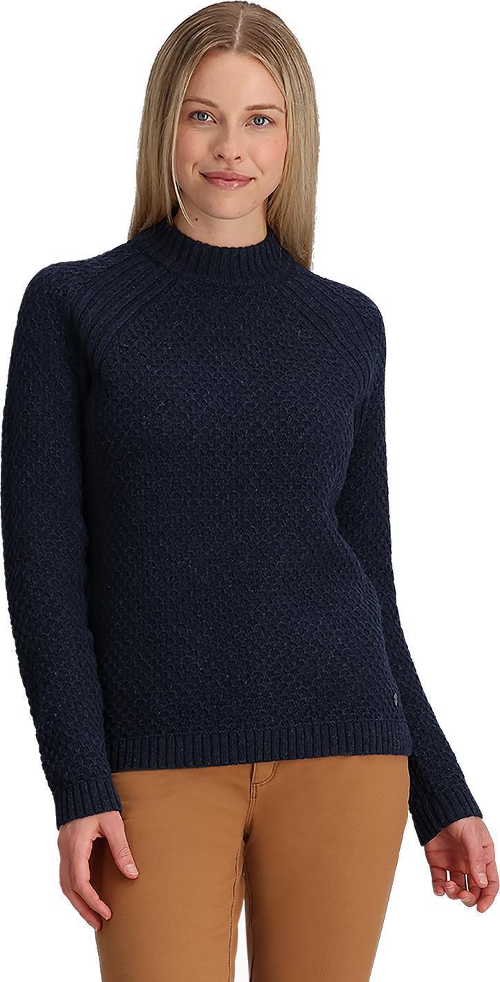 Westlands Mock Neck - Womens - Deep Blue 2