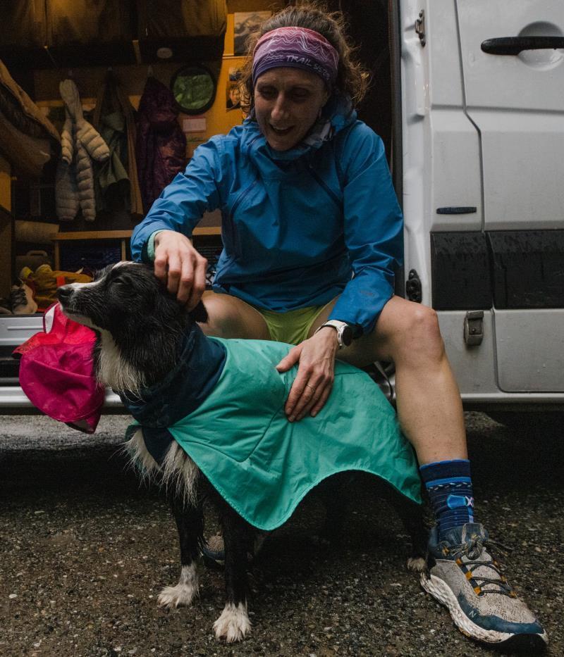 Dirtbag Dog Towel - Aurora Teal 9