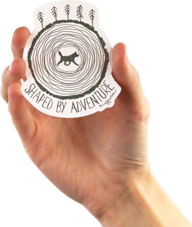 Sticker - Shaped By Adventure 1