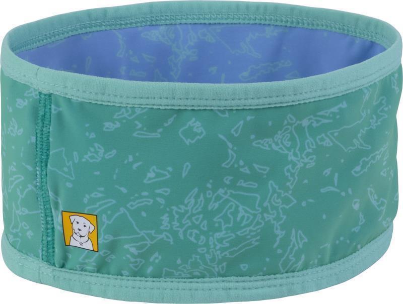 Swamp Cooler Neck Gaiter - Aurora Teal / Heliotrope Purple 2