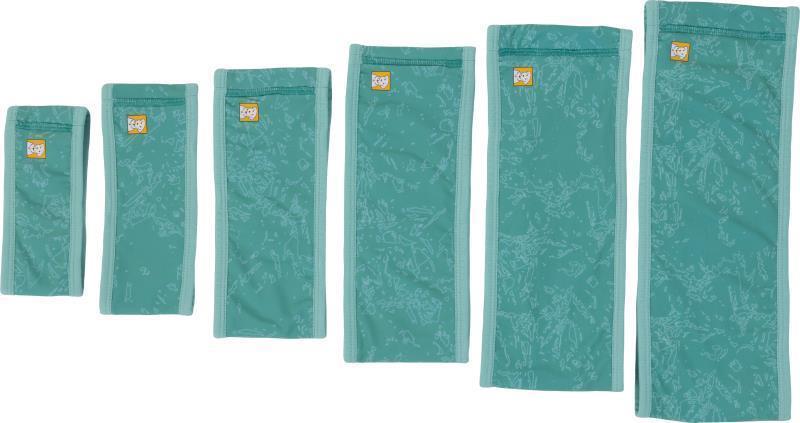 Swamp Cooler Neck Gaiter - Aurora Teal / Heliotrope Purple 4