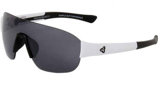 Grafton, White, Black Frame / Grey, Silver Mirror Lens - Not Applicable 1