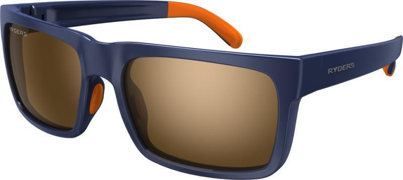Pemby, Blue / Orange Frame, Brown Silver Lens - FM Anti-Fog Lens - Not Applicable 1