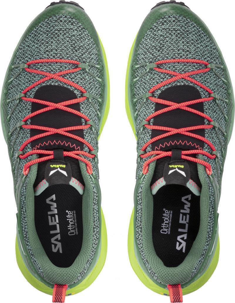 Dropline - Womens - Feld Green / Fluo Coral 7