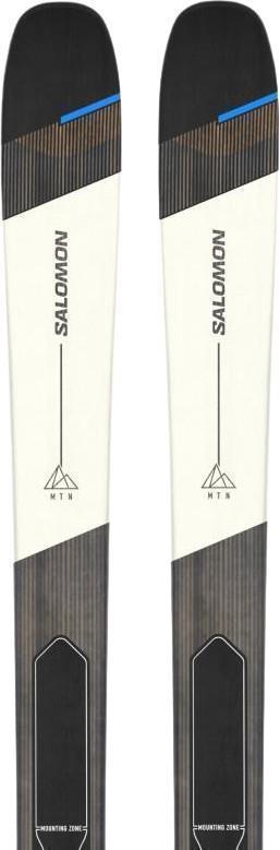MTN 96 Carbon Skis - Rainy Day / Process Blue / Black 2