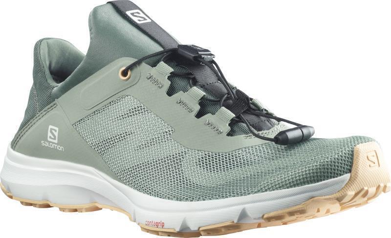 Amphib Bold 2 - Womens - Green Milieu / Balsam Green / Almond Cream 1