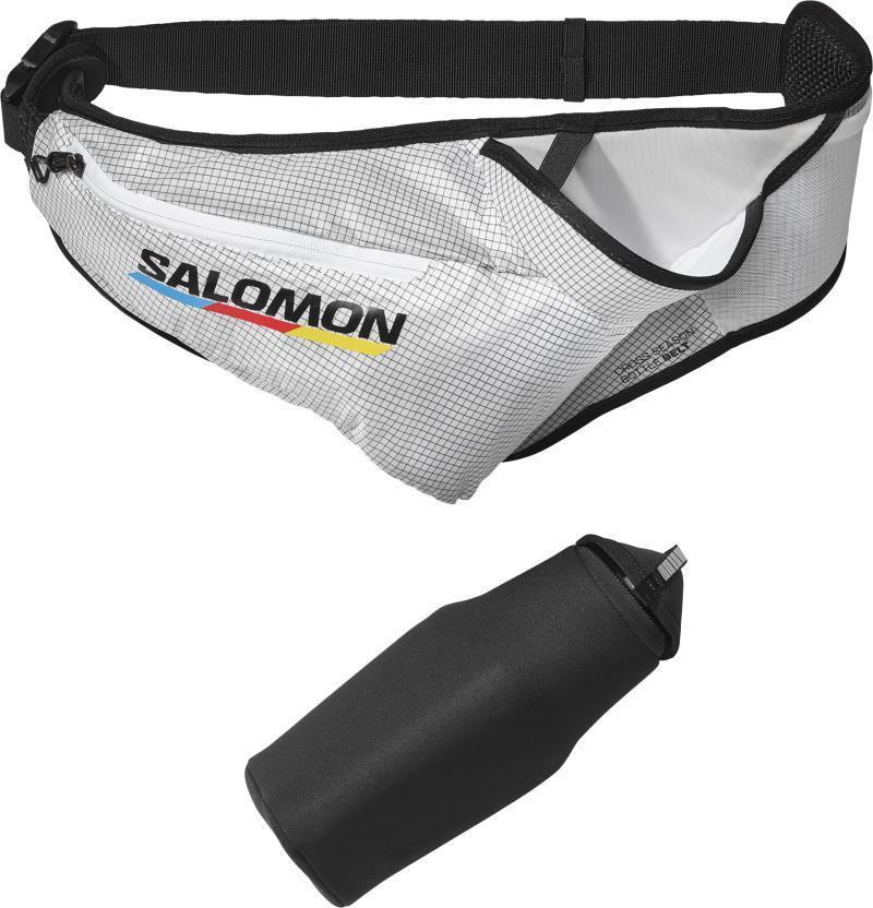 Cross Season Bottle Race Flag - White / Black 2