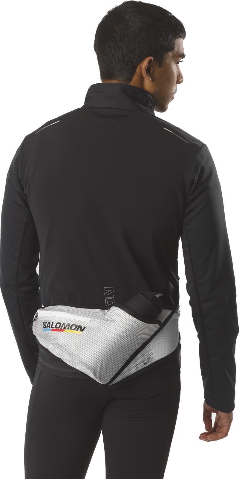 Cross Season Bottle Race Flag - White / Black 3