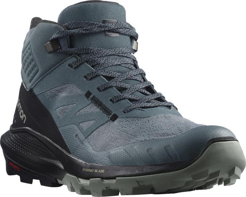 Outpulse Mid GTX - Womens - Stormy Weather / Black / Wrought Iron 1