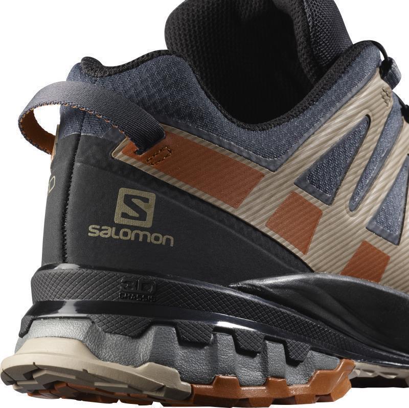 XA Pro 3D V8 GTX, Wide - Mens - Ebony / Caramel Cafe / Black 4