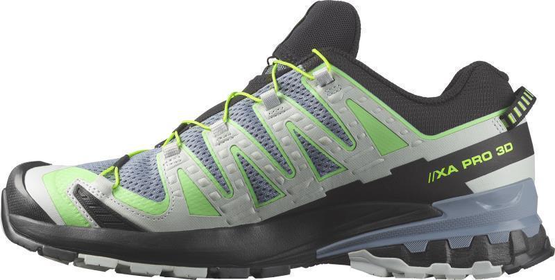 XA Pro 3D V9 - Mens - Flint Stone / Green Gecko / Black 3