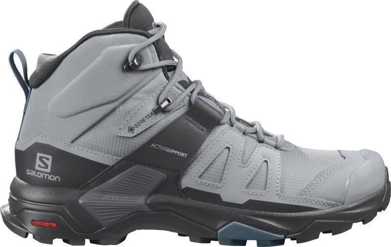 X Ultra 4 Mid GTX - Womens - Quarry / Black / Legion Blue 2
