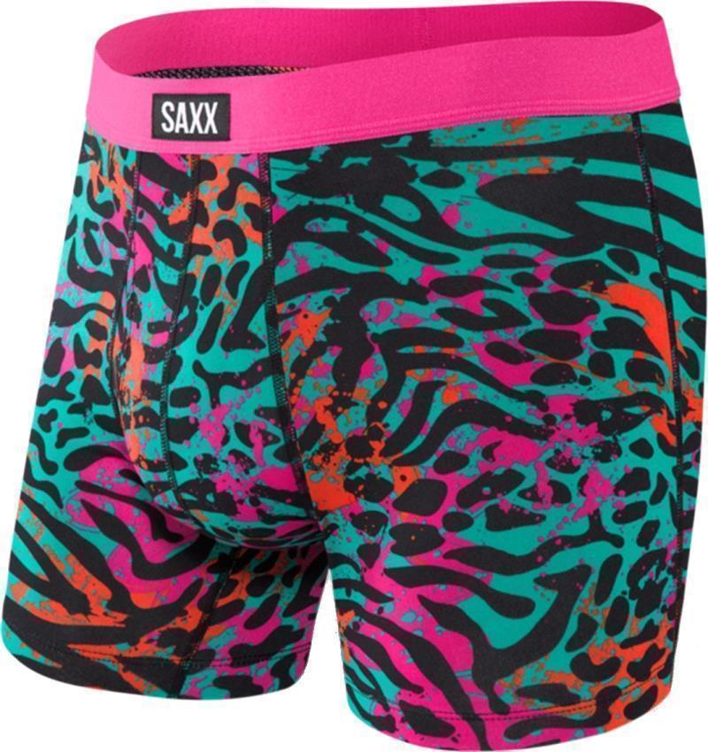 Daytripper Boxer Brief Fly, 5" Inseam - Mens - black cheetah party 1