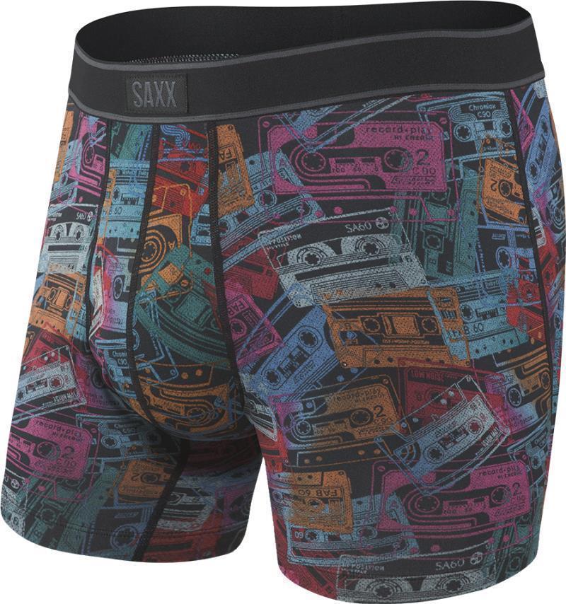 Daytripper Boxer Brief Fly, 5" Inseam - Mens - black mix tape 1