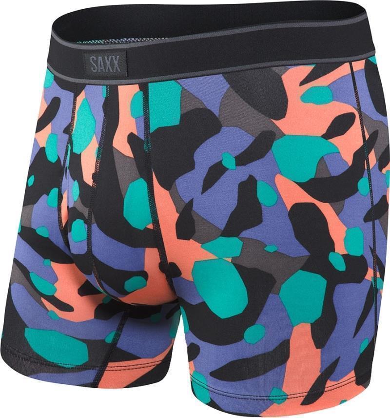 Daytripper Boxer Brief Fly, 5" Inseam - Mens - blue paper cut camo 1