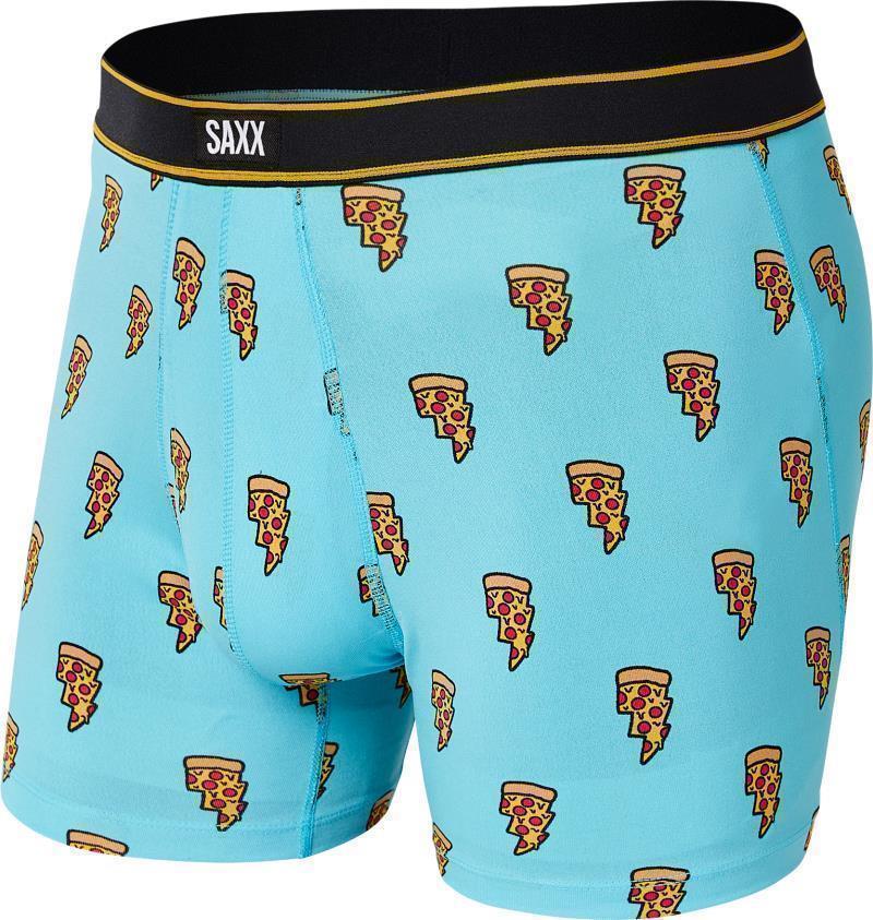 Daytripper Boxer Brief Fly, 5" Inseam - Mens - blue pizza bolt 1