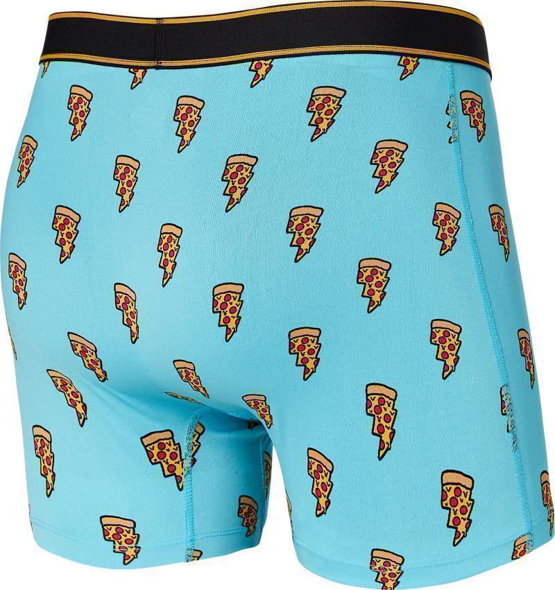 Daytripper Boxer Brief Fly, 5" Inseam - Mens - blue pizza bolt 1