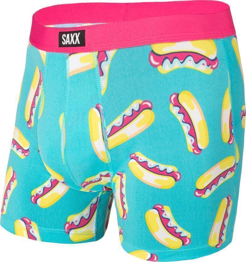Daytripper Boxer Brief Fly, 5" Inseam - Mens - blue pop dog 1
