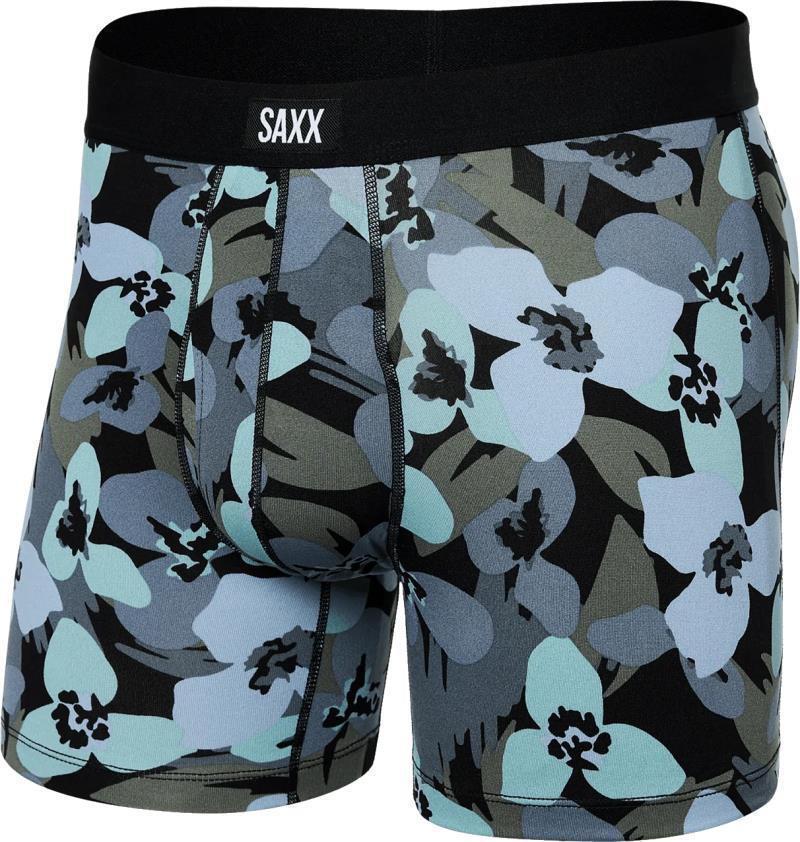 Daytripper Boxer Brief Fly, 5" Inseam - Mens - camo flowers-blue fog 1