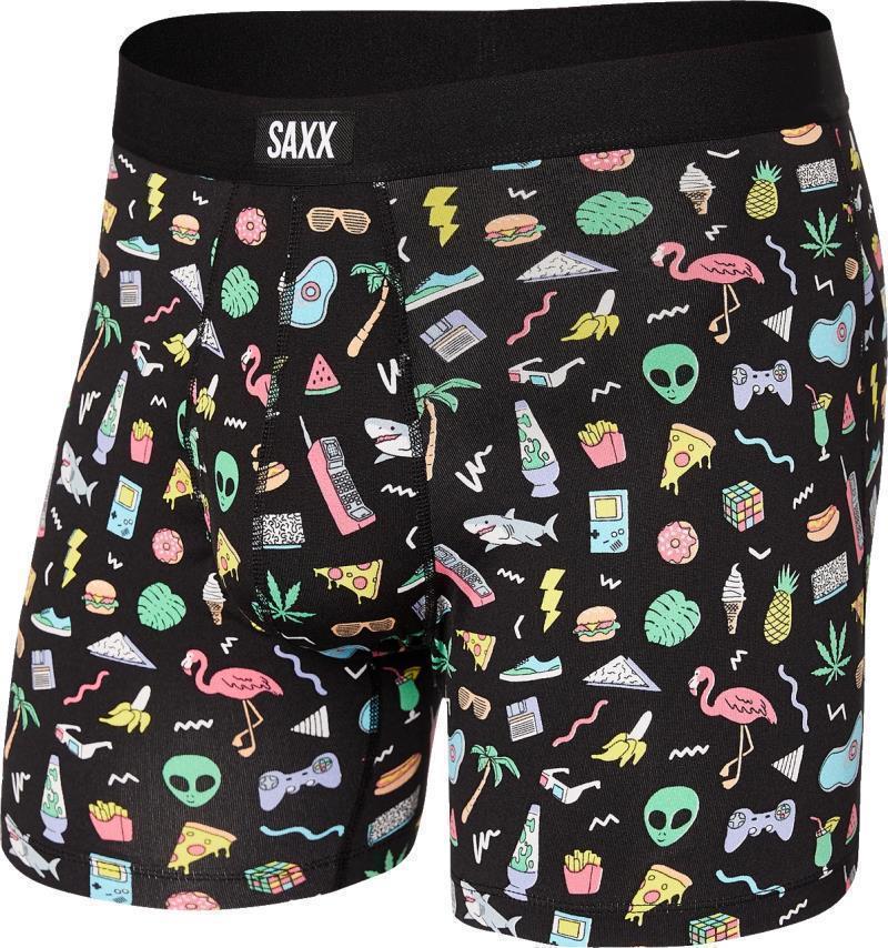 Daytripper Boxer Brief Fly, 5" Inseam - Mens - fun bits-black 1