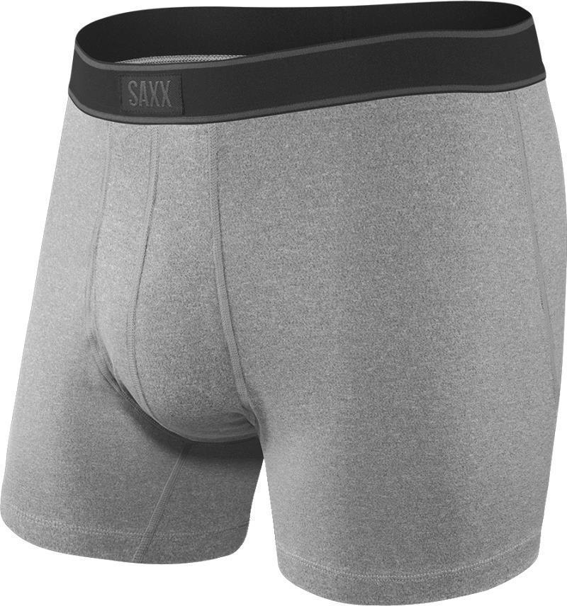 Daytripper Boxer Brief Fly, 5" Inseam - Mens - grey heather 1