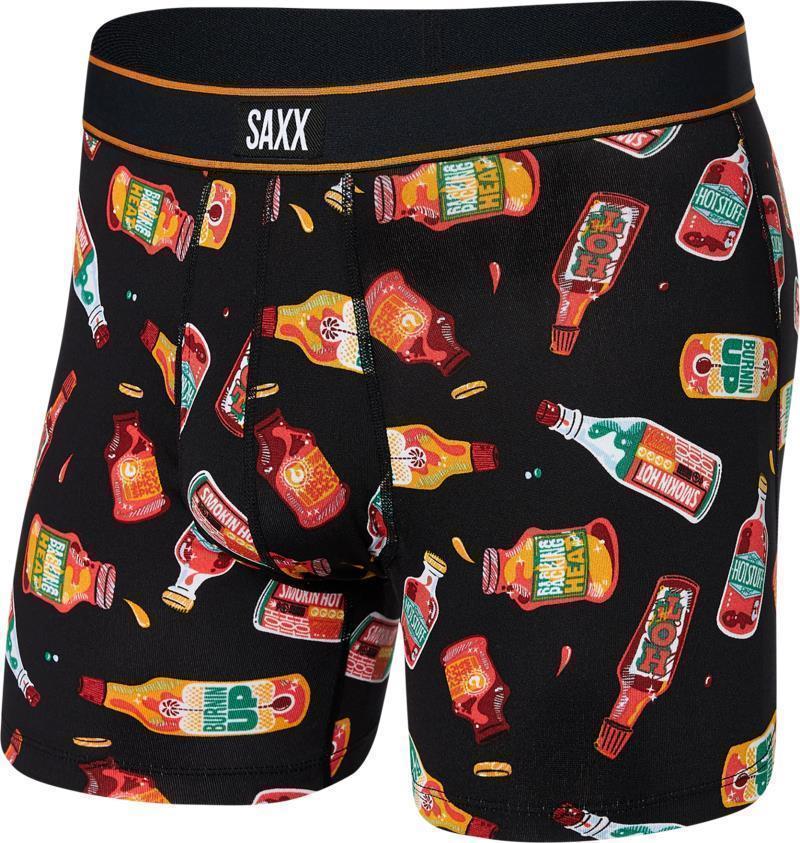 Daytripper Boxer Brief Fly, 5" Inseam - Mens - hot ones-black 1