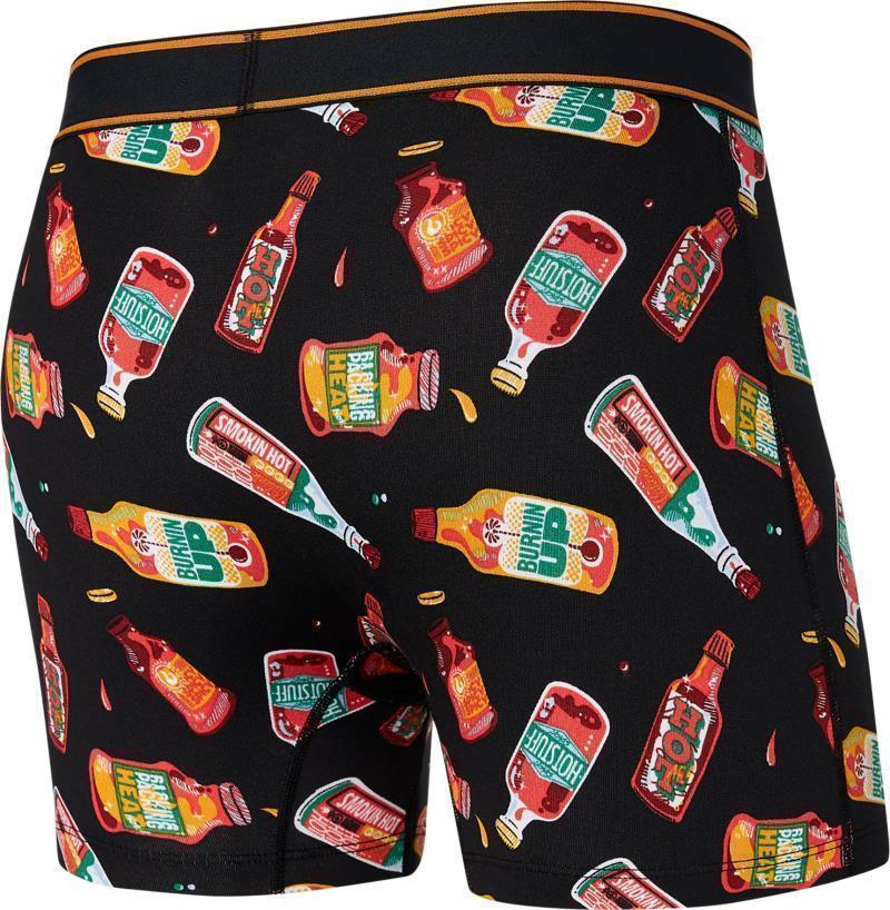 Daytripper Boxer Brief Fly, 5" Inseam - Mens - hot ones-black 1
