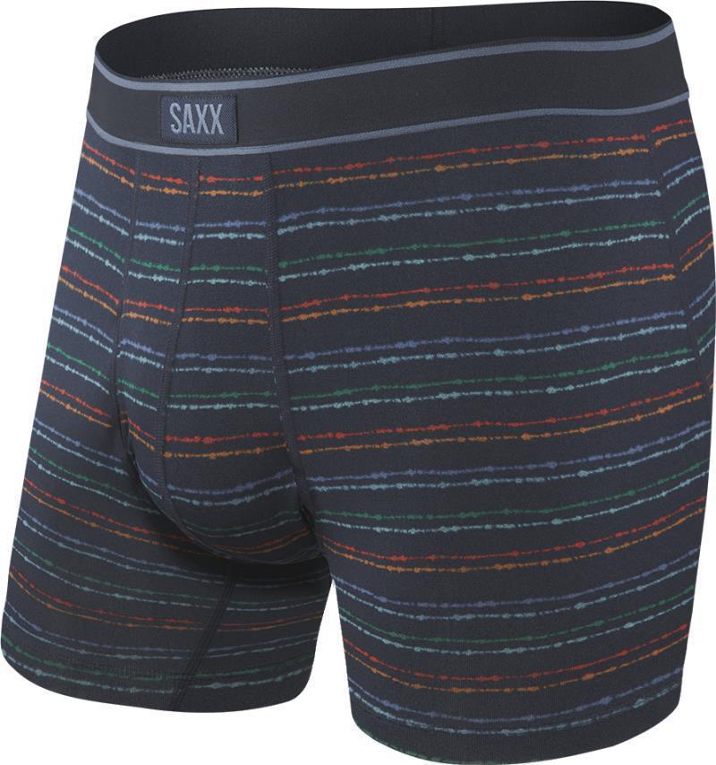 Daytripper Boxer Brief Fly, 5" Inseam - Mens - navy splatter stripe 1