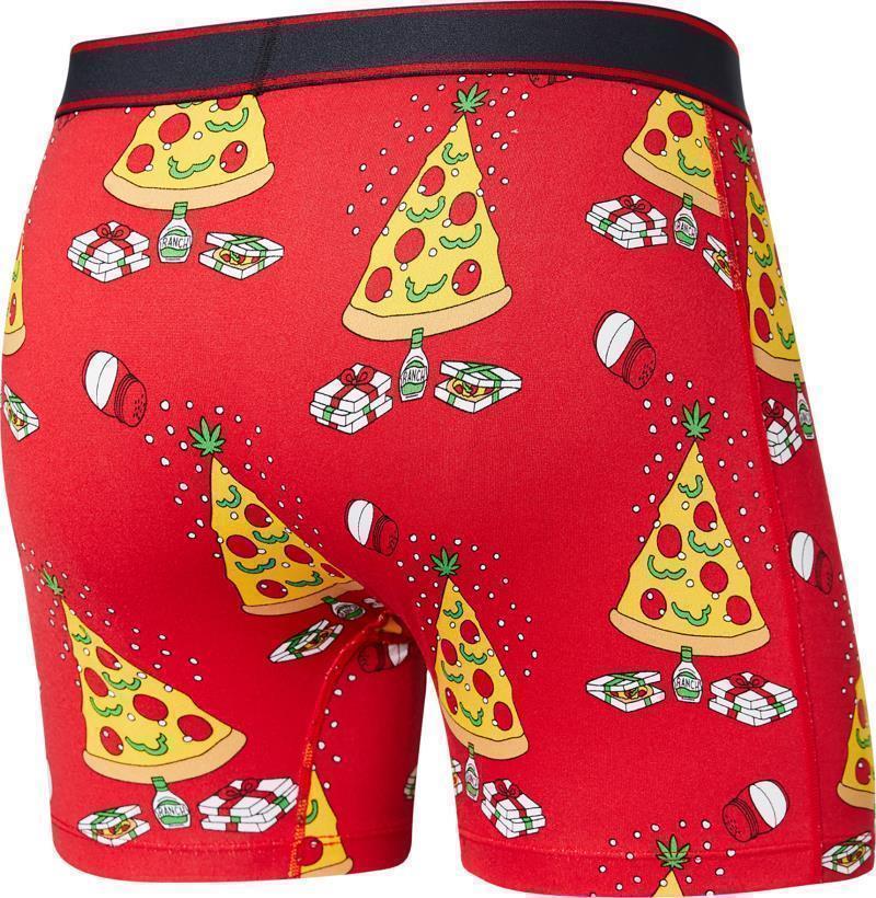 Daytripper Boxer Brief Fly, 5" Inseam - Mens - pizza on earth-red 1