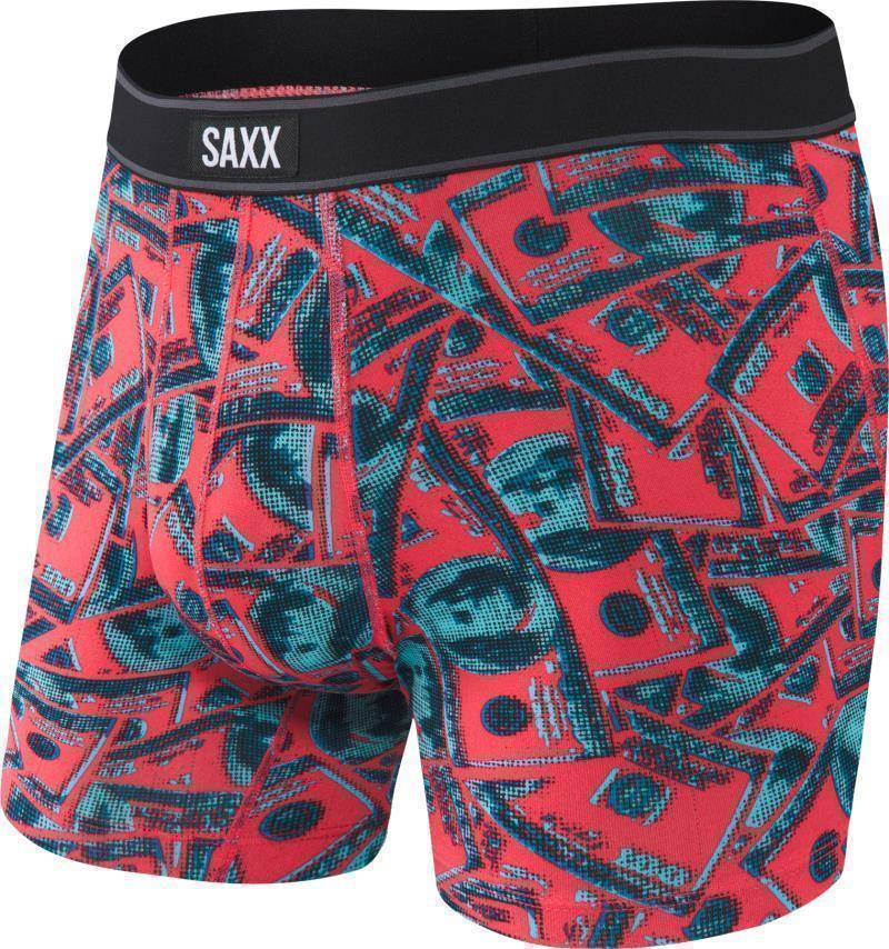 Daytripper Boxer Brief Fly, 5" Inseam - Mens - red money money 1