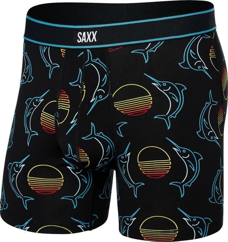 Daytripper Boxer Brief Fly, 5" Inseam - Mens - sunset crest-black 1