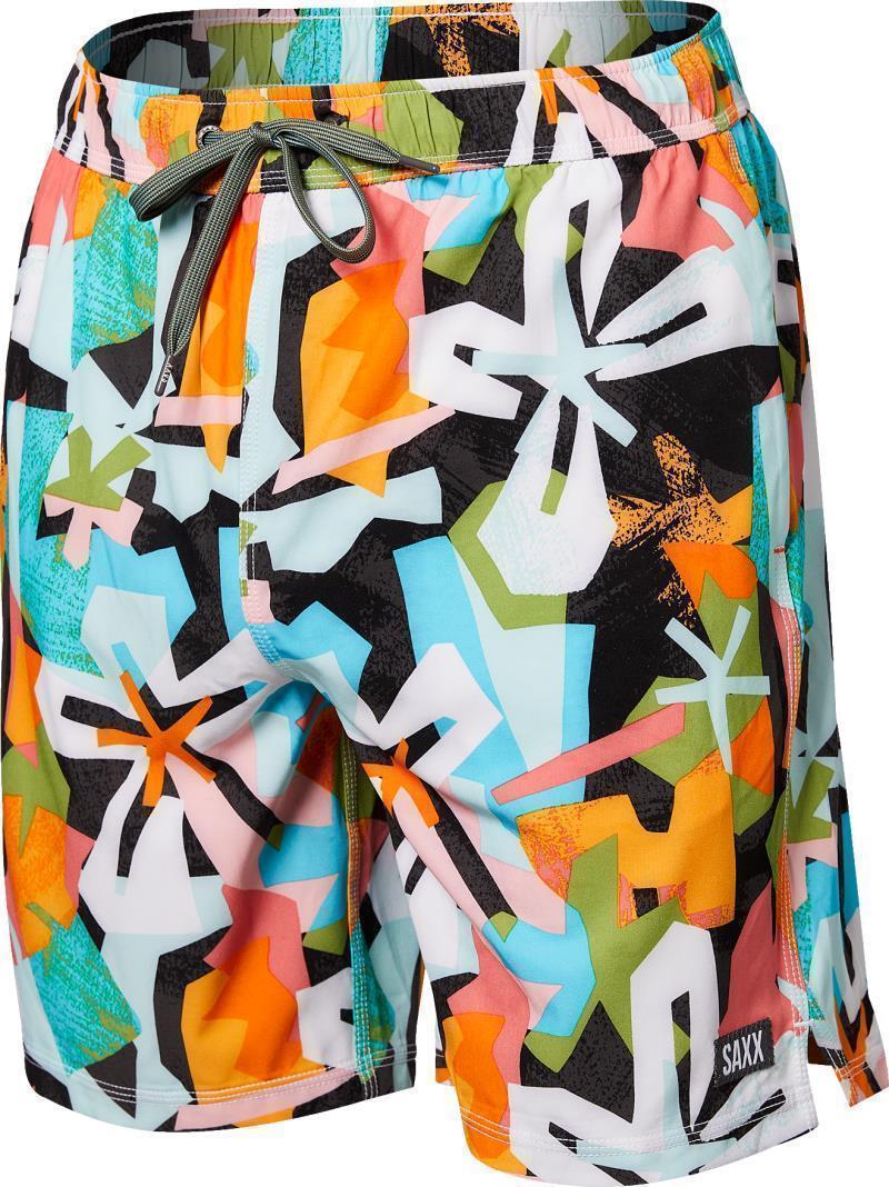 Oh Buoy 2n1 Volley, 7" Inseam - Mens - Multi Asterix Tropix 1