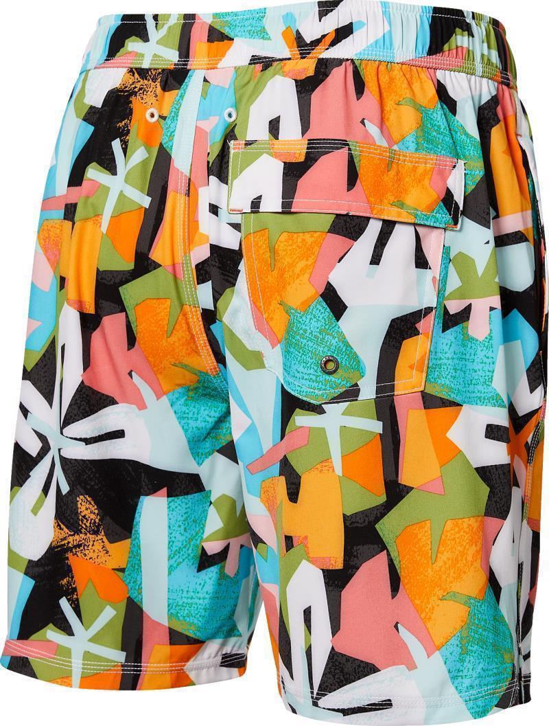Oh Buoy 2n1 Volley, 7" Inseam - Mens - Multi Asterix Tropix 2