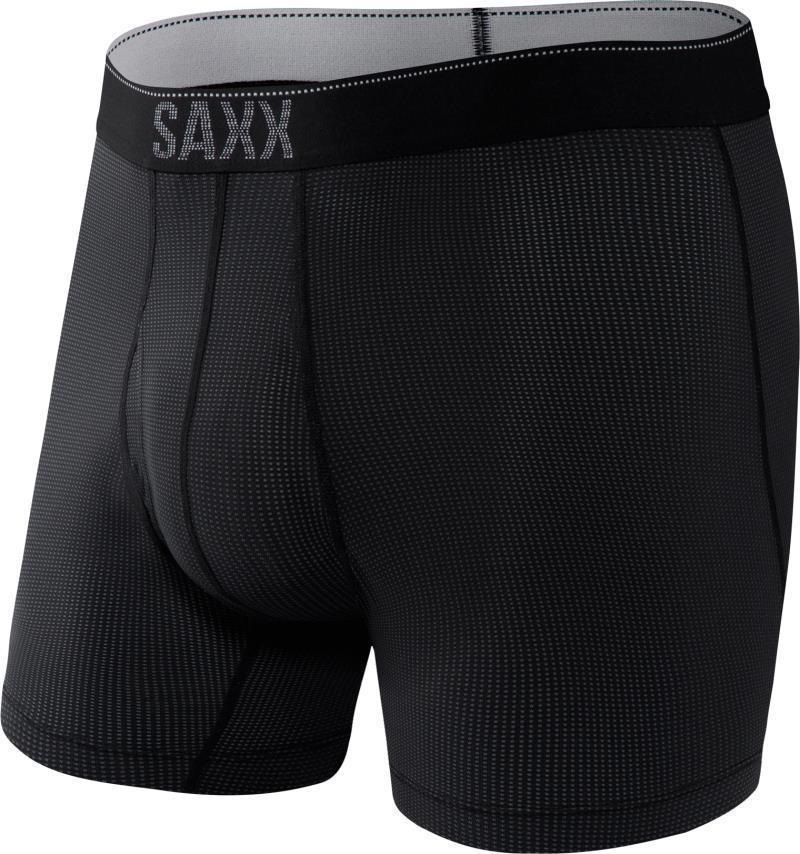 Quest Quick Dry Mesh Boxer Brief Fly, 5" Inseam - Mens - black ii 1