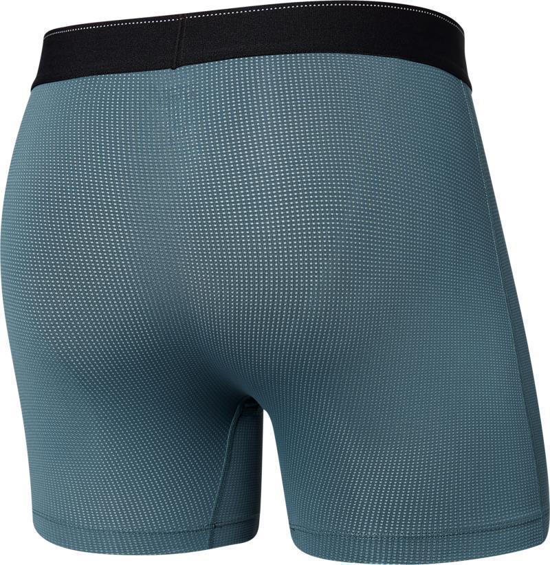 Quest Quick Dry Mesh Boxer Brief Fly, 5" Inseam - Mens - storm blue 1