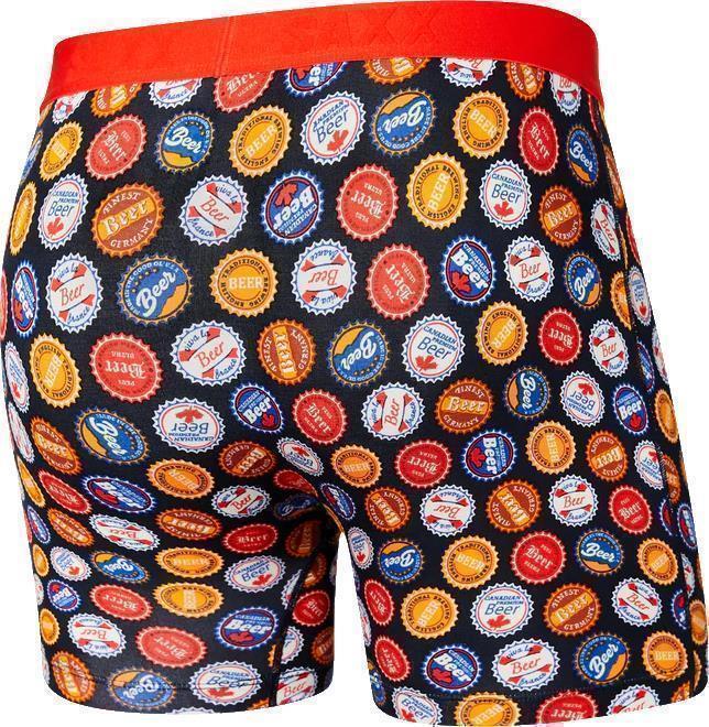 Ultra Super Soft Boxer Brief Fly, 5" Inseam - Mens - Beers Of The World-Multi 2
