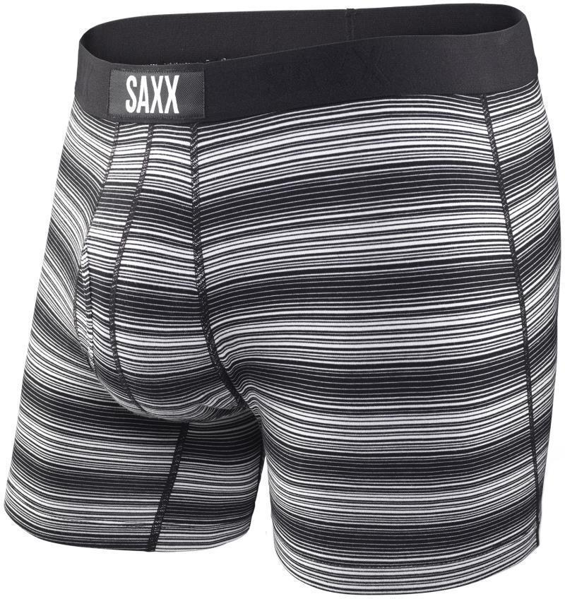 Ultra Super Soft Boxer Brief Fly, 5" Inseam - Mens - Black Crew Stripe 1
