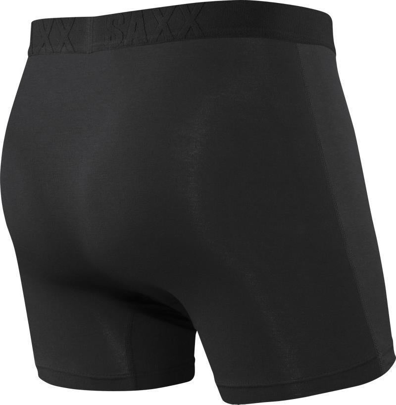 Ultra Super Soft Boxer Brief Fly, 5" Inseam - Mens - Black / Black 2