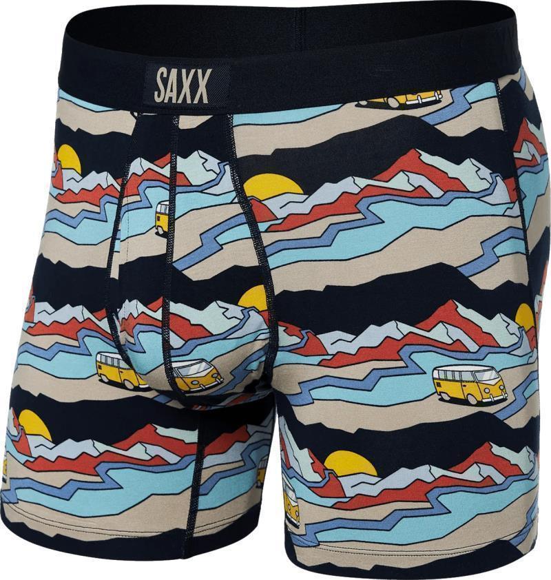 Ultra Super Soft Boxer Brief Fly, 5" Inseam - Mens - Cabin Fever-Multi 1
