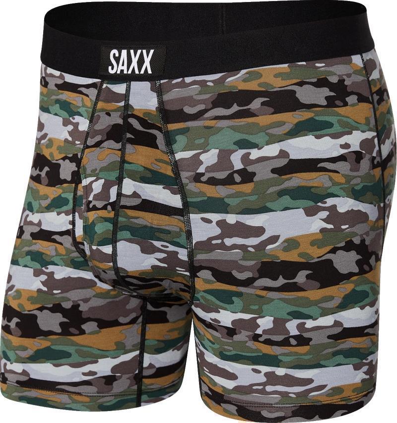 Ultra Super Soft Boxer Brief Fly, 5" Inseam - Mens - Graphite Mura Kamo 1