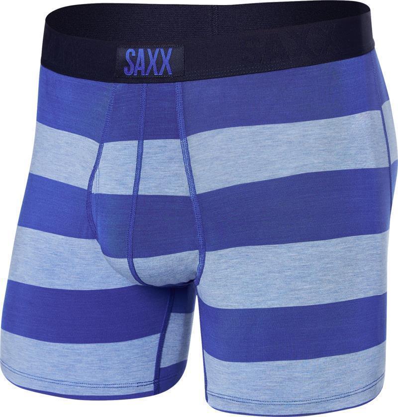Ultra Super Soft Boxer Brief Fly, 5" Inseam - Mens - Ombre Rugby-Sport Blue 1