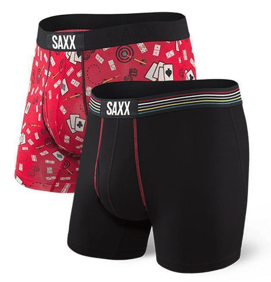 Ultra Super Soft Boxer Brief Fly, 5" Inseam - Mens - 2 Pack - Bar Fly 1