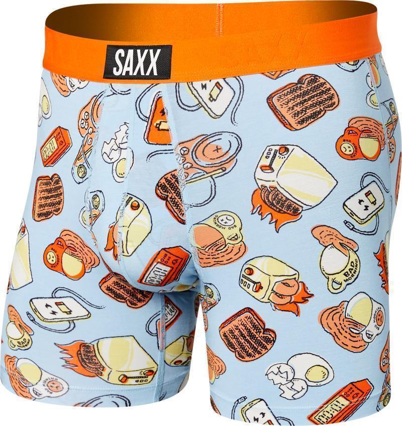 Vibe Super Soft Boxer Brief, 5" Inseam - Mens - Bad Morning-Blue 1