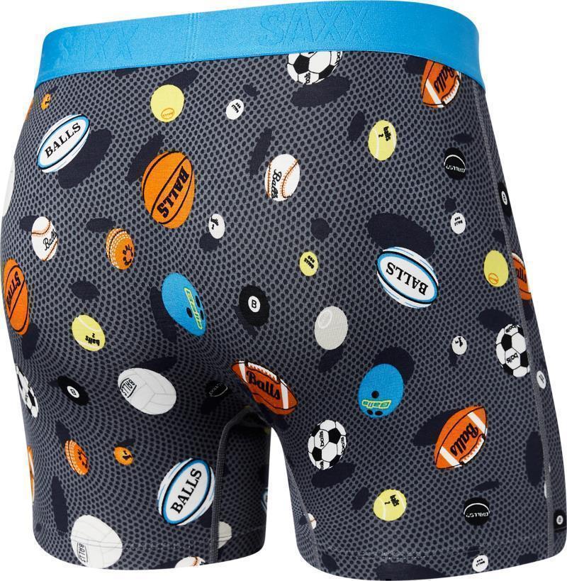 Vibe Super Soft Boxer Brief, 5" Inseam - Mens - Balls To The Walls-Black 2